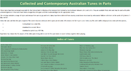 Australian Folk Music web site